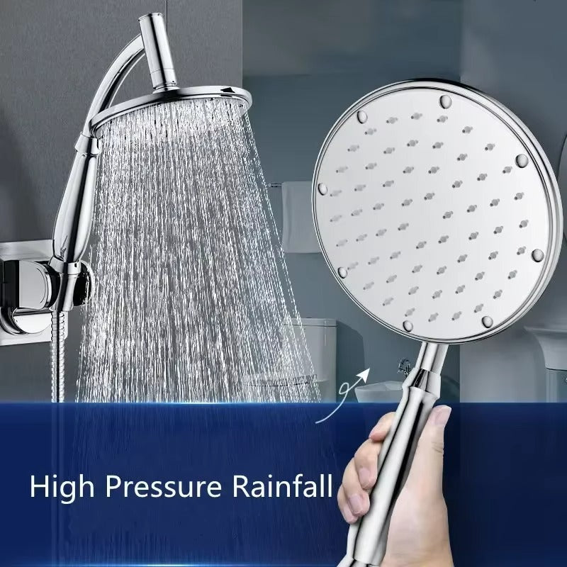 AquaLux - Brusehoved | Firkantet Design | Vandbesparende | Krom