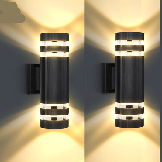 Vandtæt Udendørs Væglampe | E27 LED Kompatibel | Moderne Facade- & Havelys