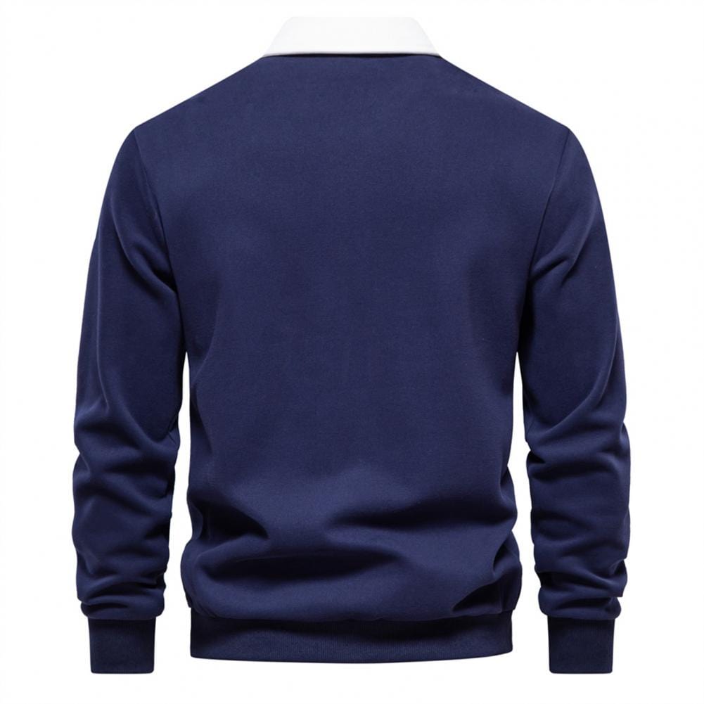 EleganzPlus - Casual sweatshirt med reversknapper | Stil og komfort kombineret