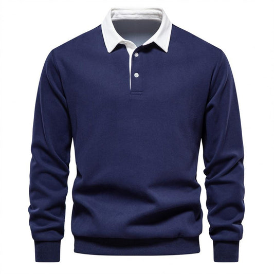 EleganzPlus - Casual sweatshirt med reversknapper | Stil og komfort kombineret