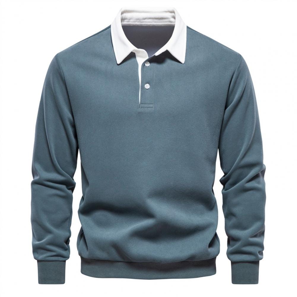 EleganzPlus - Casual sweatshirt med reversknapper | Stil og komfort kombineret