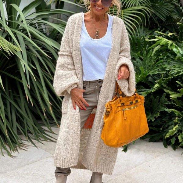 Stella - Vintage oversized cardigan til kvinder | Ideel til vinteren