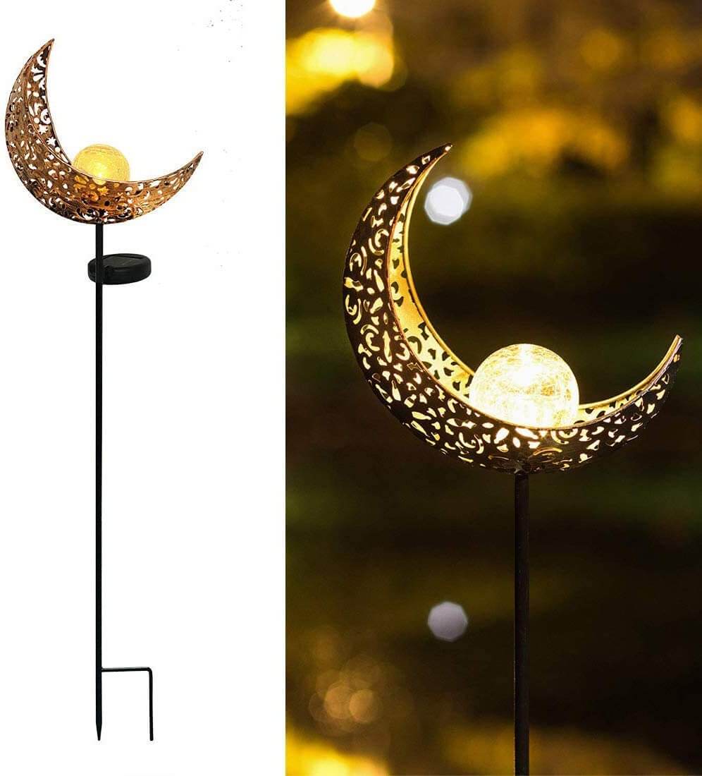 Variant image for Retro Udendørs Solcellelampe med Kreativt Design – Farverig Havebelysning til Udendørs Belysning-2