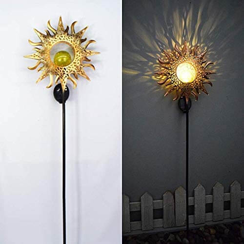 Retro Udendørs Solcellelampe med Kreativt Design – Farverig Havebelysning til Udendørs Belysning-2