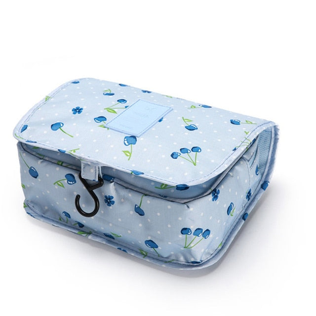 Variant image for Vandafvisende Toilettas Organizer med Flere Opbevaringsrum og Praktisk Ophanghaak – Kompakt 18,5 x 24 cm-11