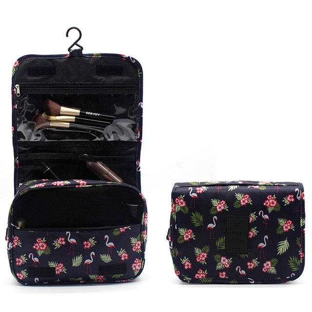 Variant image for Vandafvisende Toilettas Organizer med Flere Opbevaringsrum og Praktisk Ophanghaak – Kompakt 18,5 x 24 cm-15