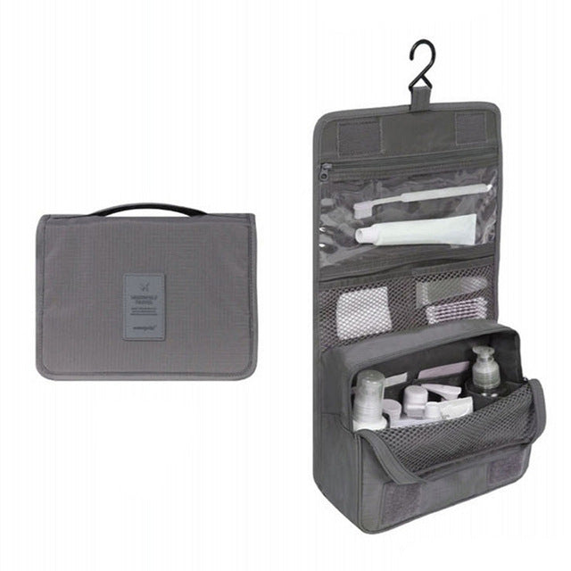 Variant image for Vandafvisende Toilettas Organizer med Flere Opbevaringsrum og Praktisk Ophanghaak – Kompakt 18,5 x 24 cm-21