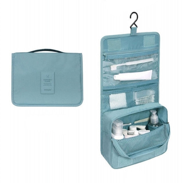 Variant image for Vandafvisende Toilettas Organizer med Flere Opbevaringsrum og Praktisk Ophanghaak – Kompakt 18,5 x 24 cm-22