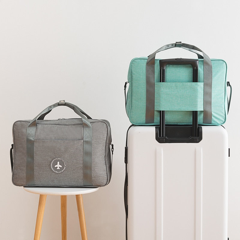 Multifunktionel Håndbagage Kuffert - Vandafvisende, Letvægts Design med Opbevaringslommer - 43x15x39 cm-3