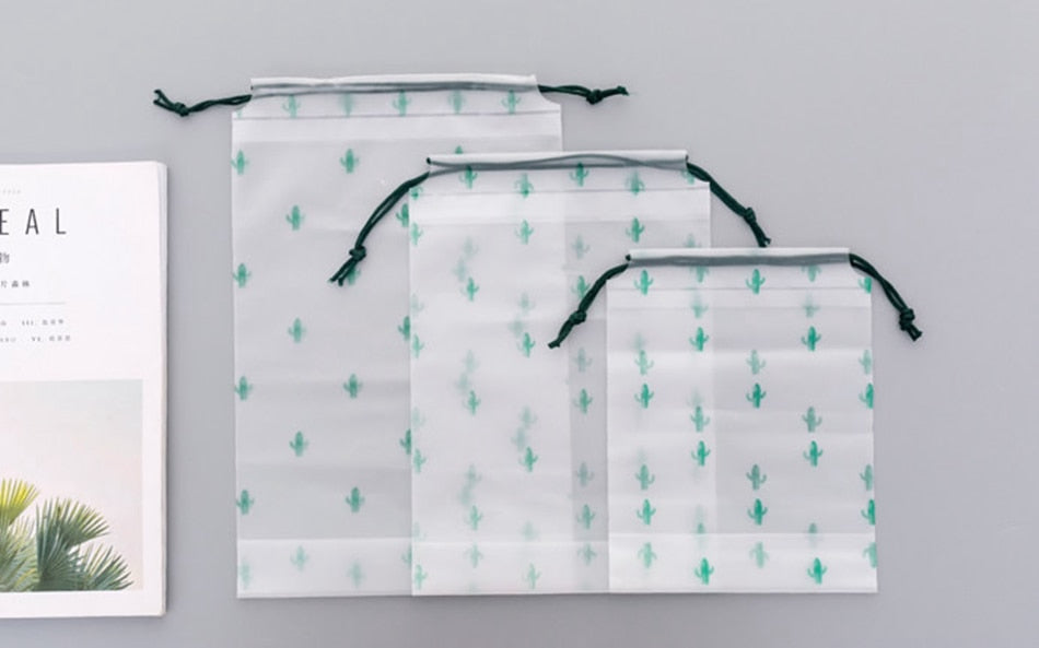 Transparent Organizer Deluxe – Sæt med 3 Opbevaringsposer til Makeup, Undertøj og Sko – Vandafvisende og Holdbart Design-4