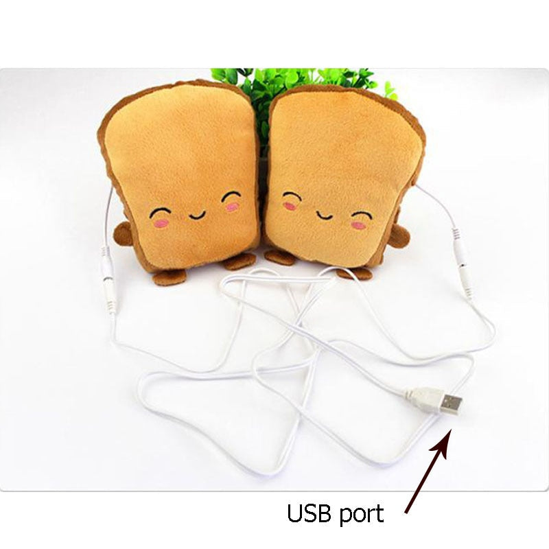WarmBuddy - Toast Shape fingerløse håndvarmerhandsker