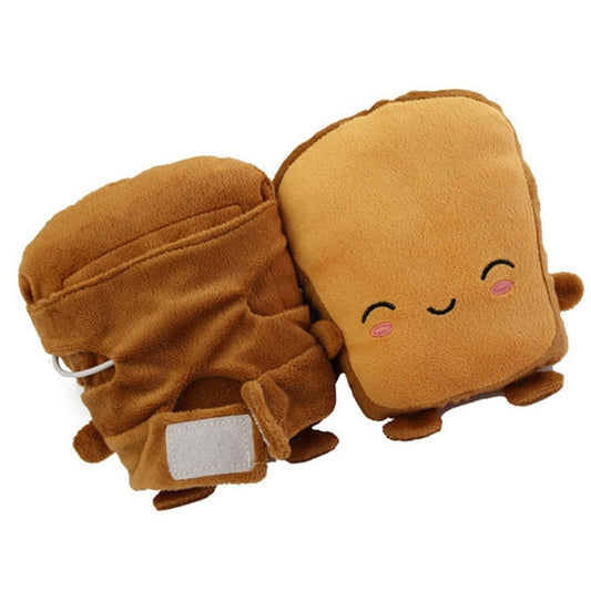WarmBuddy - Toast Shape fingerløse håndvarmerhandsker