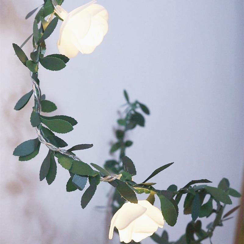 VineSpark - Løvede, blomstrende ranker af LED-lys