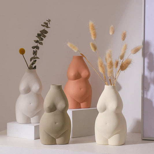 NordicGrace - Nordisk keramisk art body vase desktop ornamenter