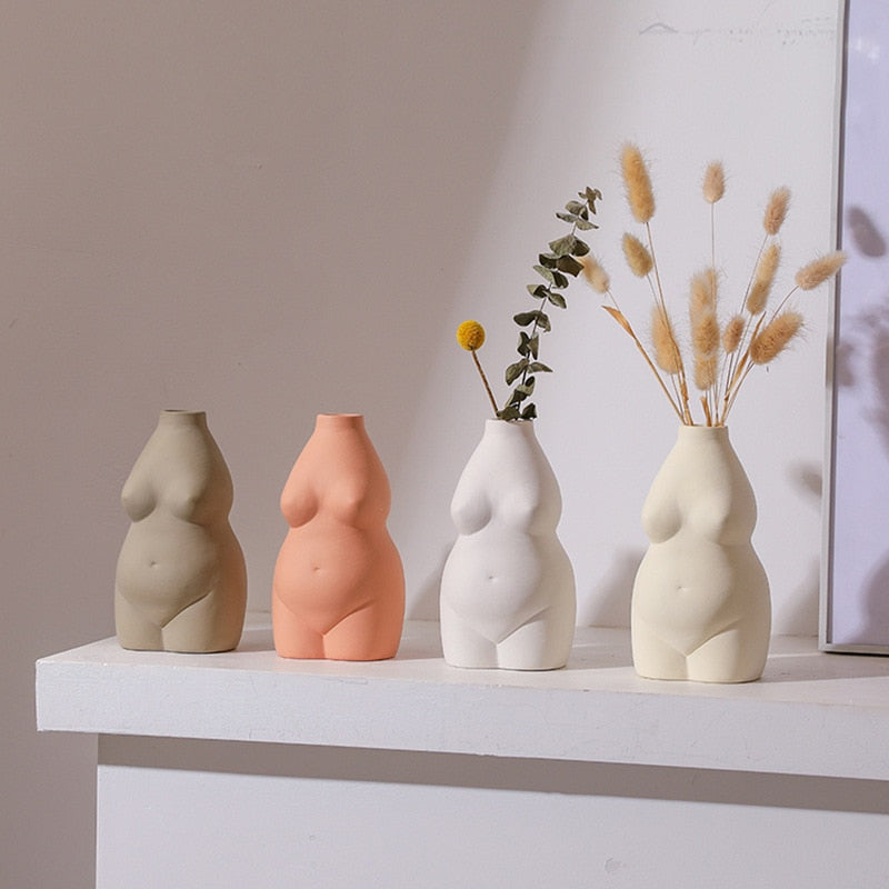 NordicGrace - Nordisk keramisk art body vase desktop ornamenter