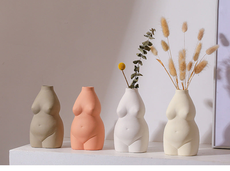 NordicGrace - Nordisk keramisk art body vase desktop ornamenter