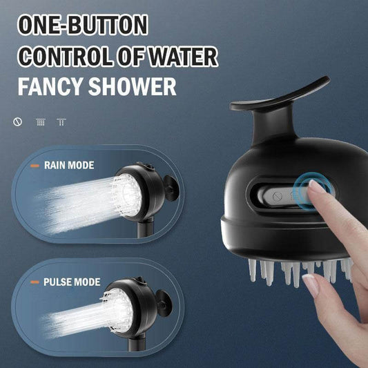 AquaFlow Pro - Justerbart brusehoved med højtryksmassage