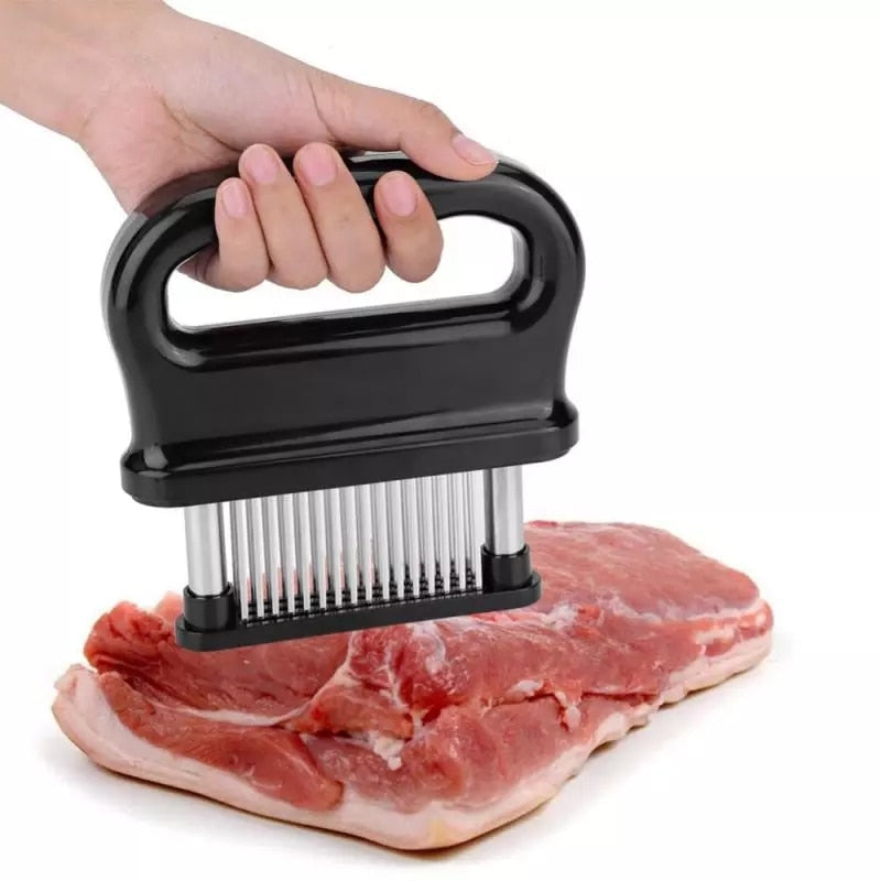 TenderMaster - Kødrulle i rustfrit stål - Heavy-Duty, Easy Grip, køkkenredskaber
