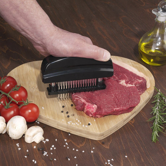 TenderMaster - Kødrulle i rustfrit stål - Heavy-Duty, Easy Grip, køkkenredskaber