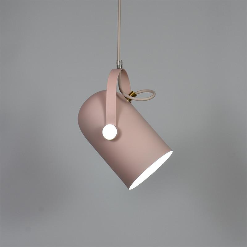 Variant image for Moderne Nordic Hængelampe med Justerbar Vinkel og Minimalistisk Design – Aluminium i Mat Sort og Træfinish-10