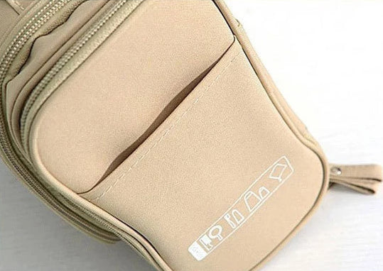 Premium Vandafvisende Toilettas Organizer med Flere Opbevaringsrum – Letvægts og Praktisk til Rejser, Sort 24 x 10,5 x 20,5 cm-4