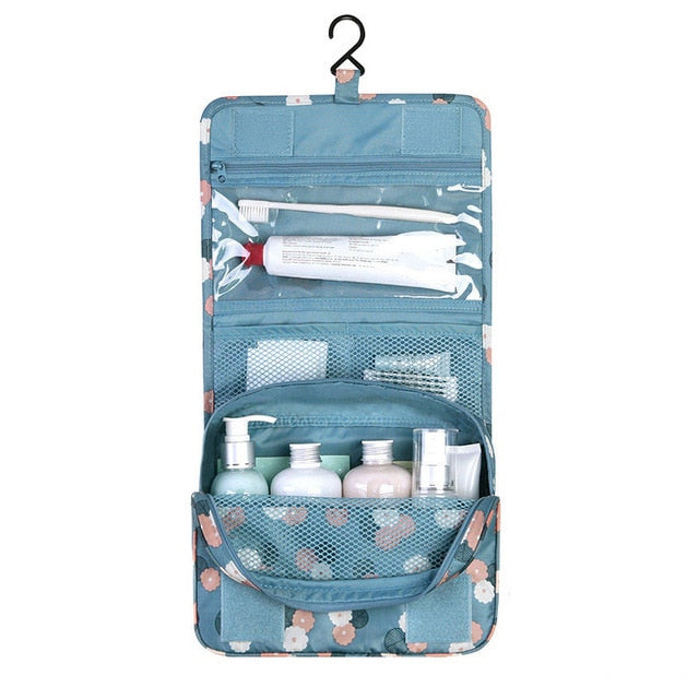 Variant image for Vandafvisende Toilettas Organizer med Flere Opbevaringsrum og Praktisk Ophanghaak – Kompakt 18,5 x 24 cm-20