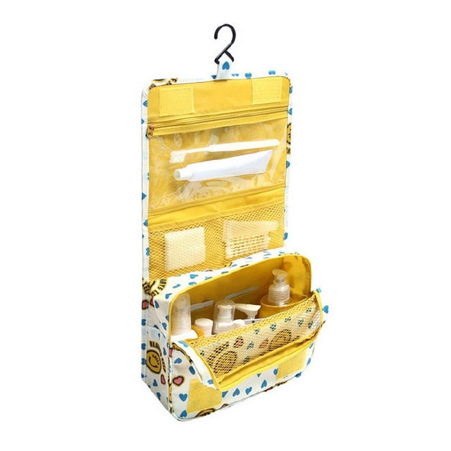 Variant image for Vandafvisende Toilettas Organizer med Flere Opbevaringsrum og Praktisk Ophanghaak – Kompakt 18,5 x 24 cm-7