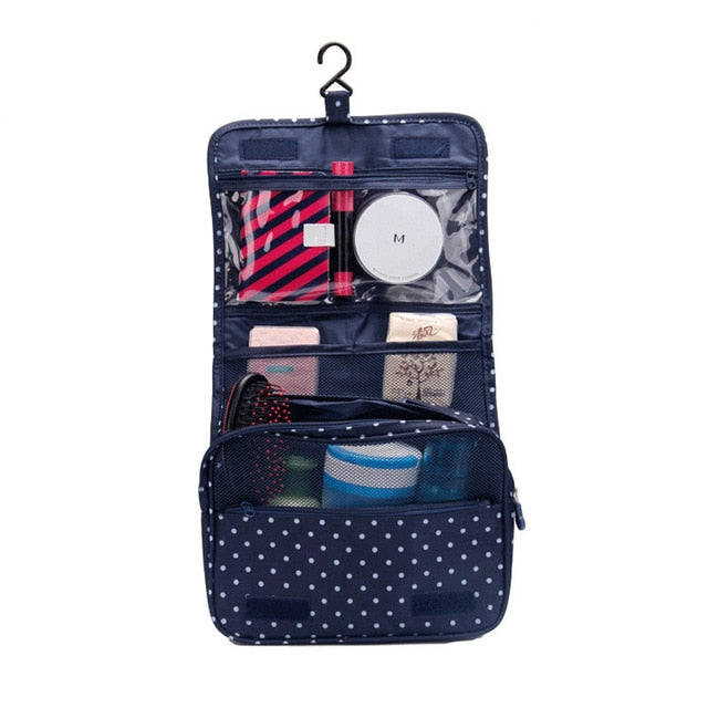 Variant image for Vandafvisende Toilettas Organizer med Flere Opbevaringsrum og Praktisk Ophanghaak – Kompakt 18,5 x 24 cm-5