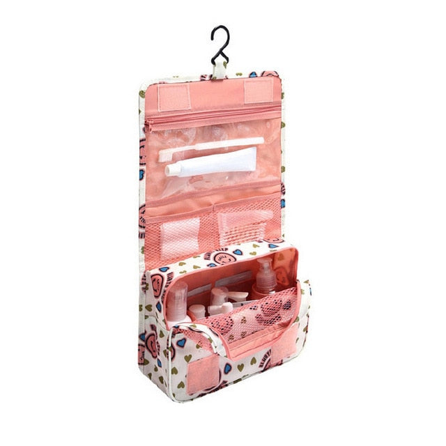 Variant image for Vandafvisende Toilettas Organizer med Flere Opbevaringsrum og Praktisk Ophanghaak – Kompakt 18,5 x 24 cm-6