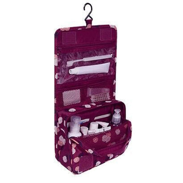 Variant image for Vandafvisende Toilettas Organizer med Flere Opbevaringsrum og Praktisk Ophanghaak – Kompakt 18,5 x 24 cm-23