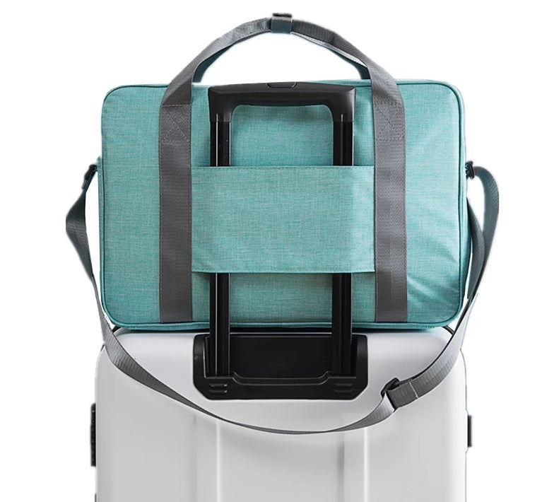 Multifunktionel Håndbagage Kuffert - Vandafvisende, Letvægts Design med Opbevaringslommer - 43x15x39 cm-2