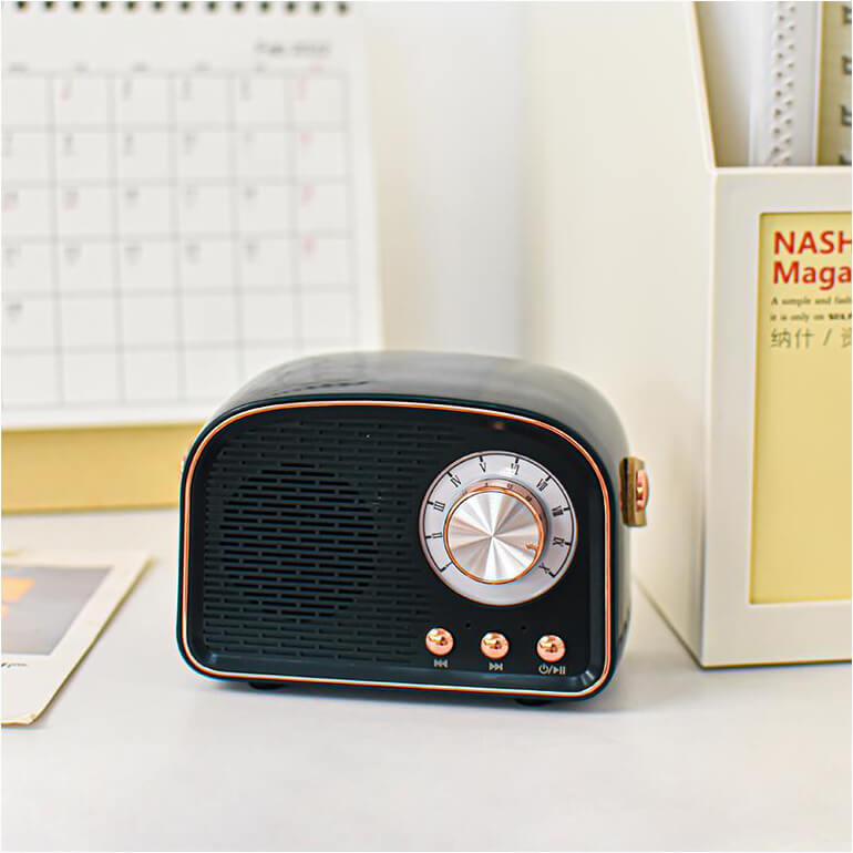 SoundSphere - Retro rund radio Bluetooth-højttaler