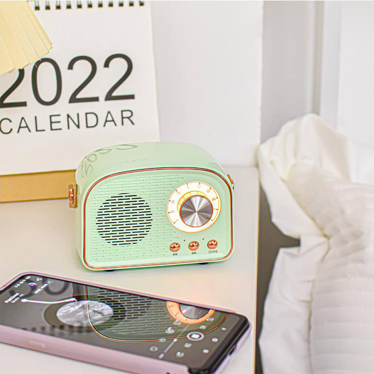 SoundSphere - Retro rund radio Bluetooth-højttaler