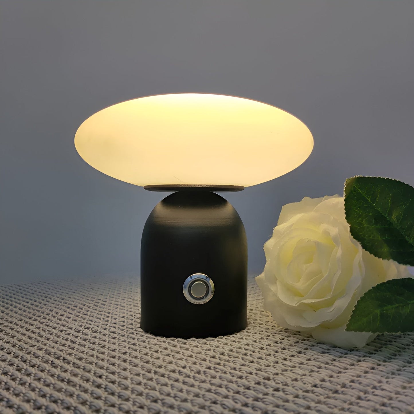 Trådløs Mushroom Bordlampe med Smart Touch – Elegant Skandinavisk Design til Indretning-2