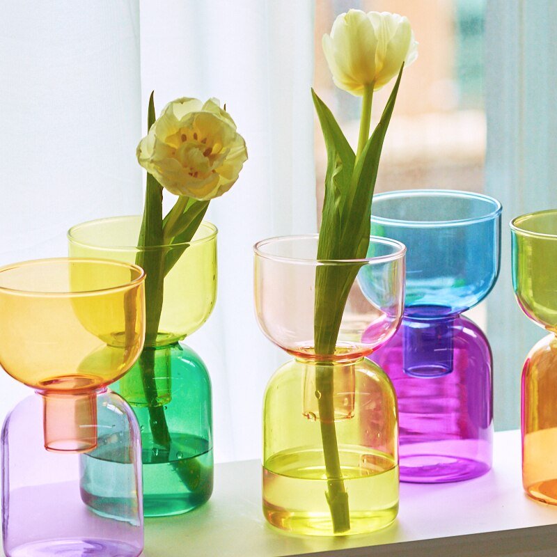 EleganzViva - To-delt terrariesæt med mini-knopvaser