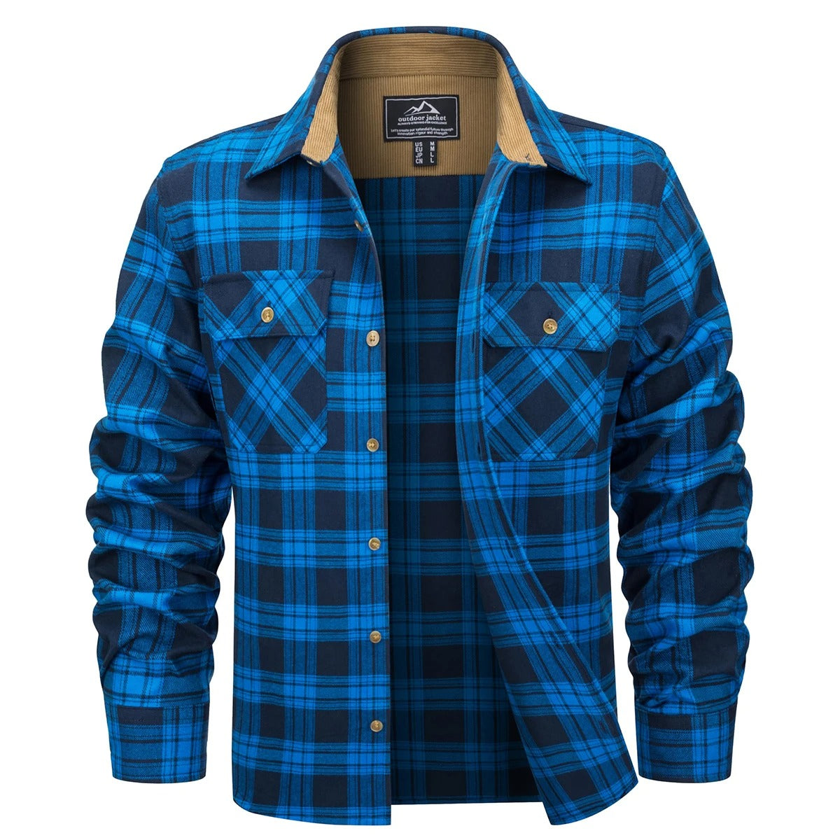 StyleComfort - Foret flannelskjorte til mænd | Varme og casual chic til kolde dage