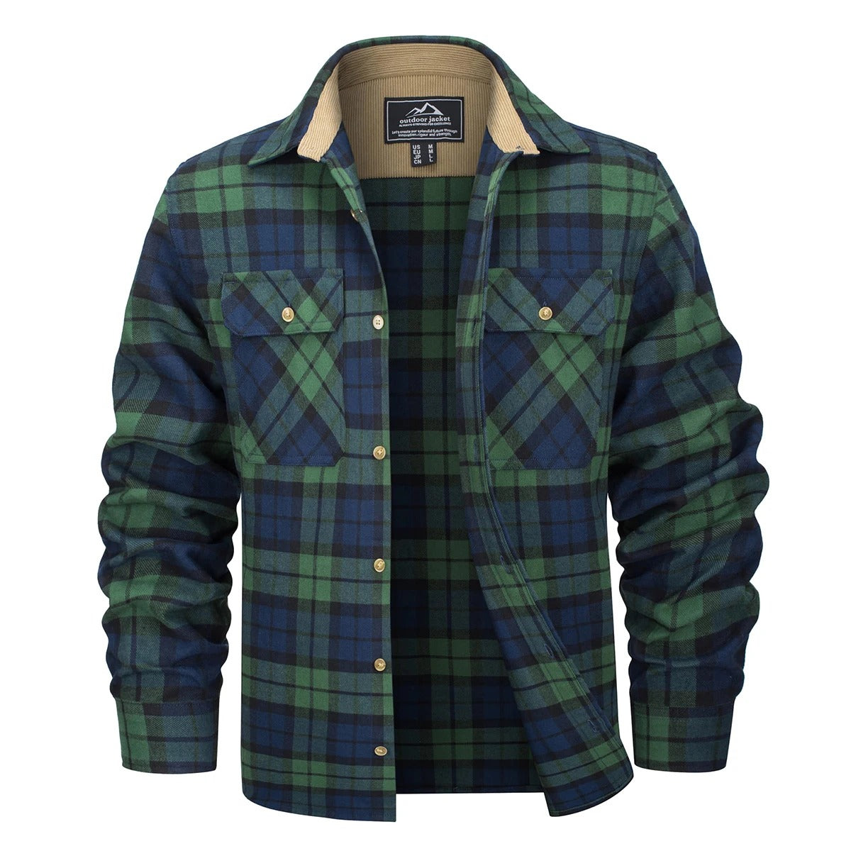 StyleComfort - Foret flannelskjorte til mænd | Varme og casual chic til kolde dage