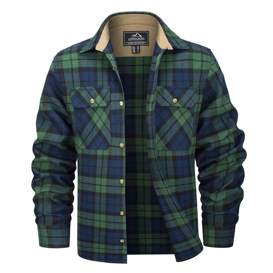 StyleComfort - Foret flannelskjorte til mænd | Varme og casual chic til kolde dage