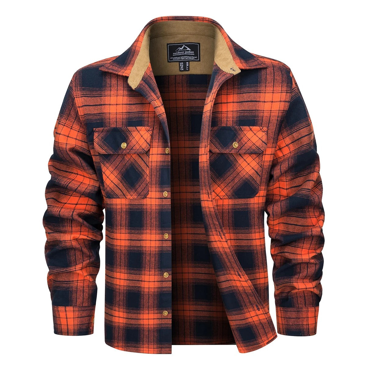 StyleComfort - Foret flannelskjorte til mænd | Varme og casual chic til kolde dage