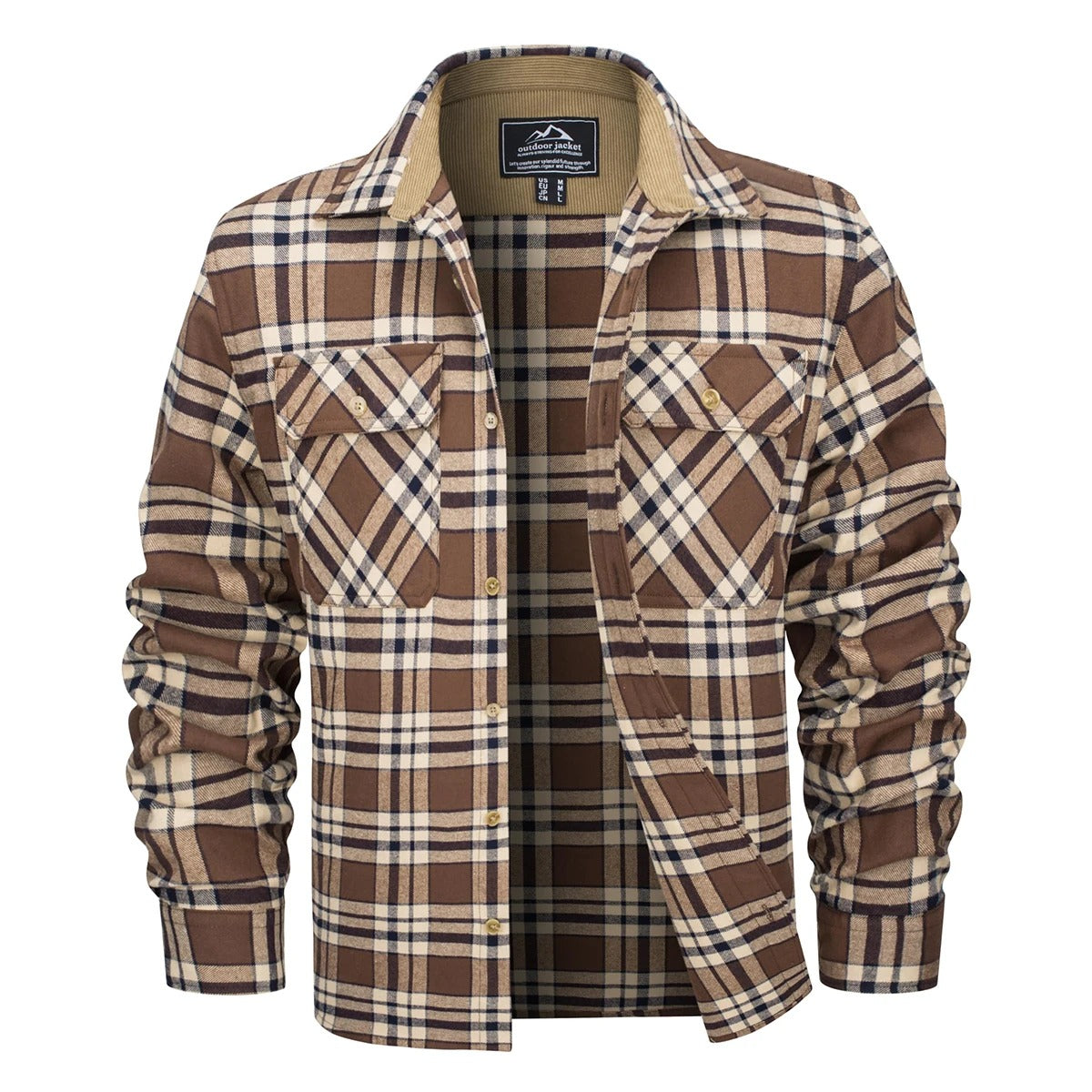 StyleComfort - Foret flannelskjorte til mænd | Varme og casual chic til kolde dage