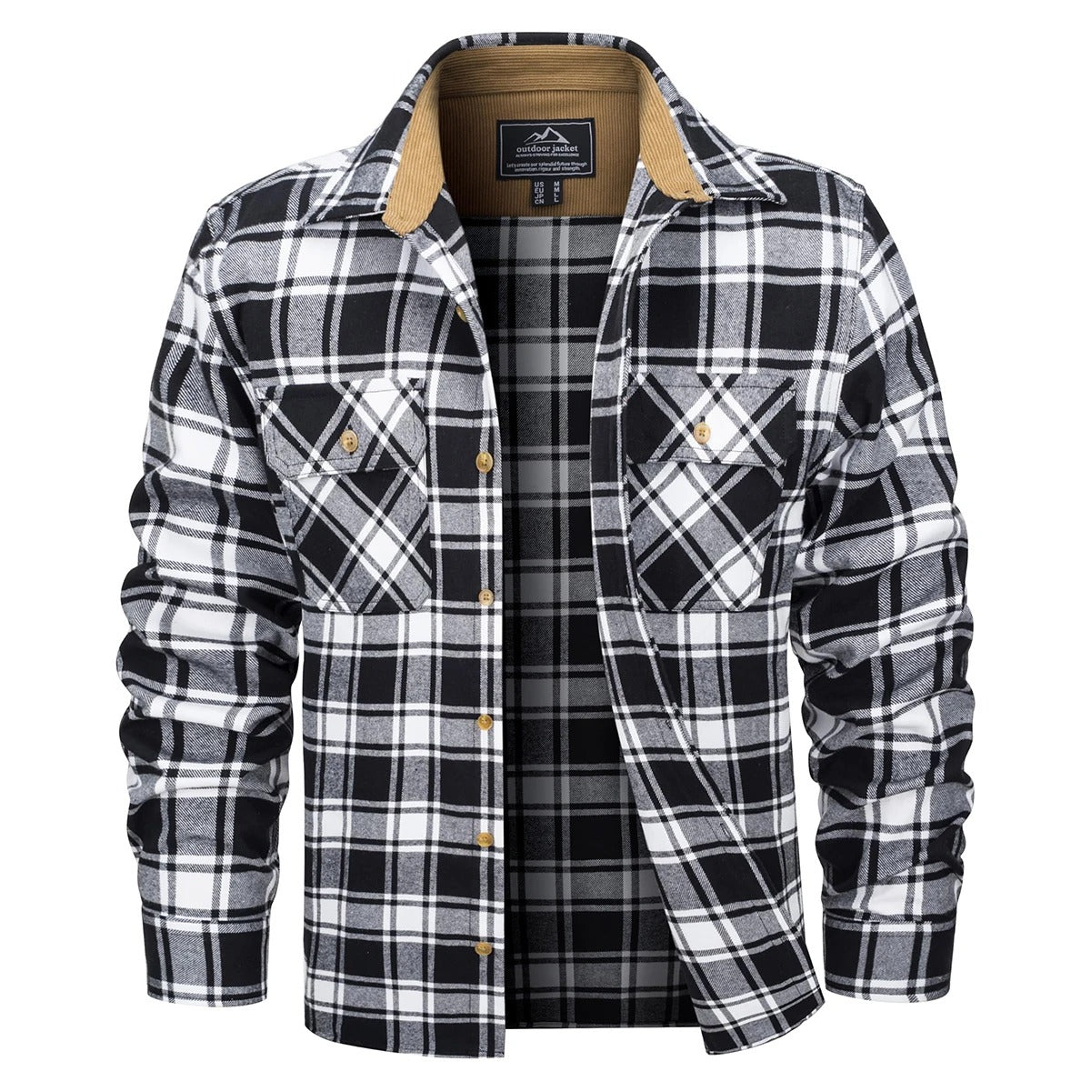 StyleComfort - Foret flannelskjorte til mænd | Varme og casual chic til kolde dage