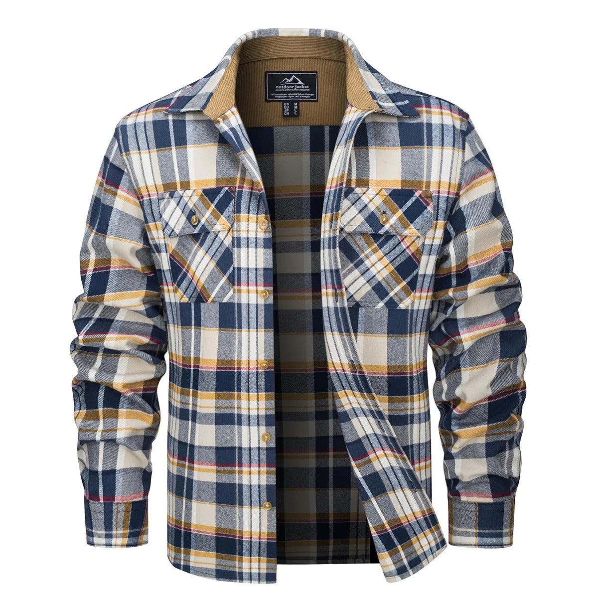 StyleComfort - Foret flannelskjorte til mænd | Varme og casual chic til kolde dage