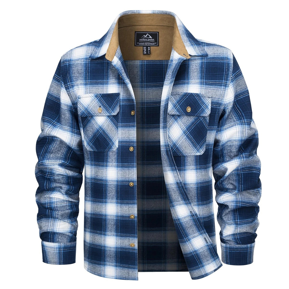StyleComfort - Foret flannelskjorte til mænd | Varme og casual chic til kolde dage