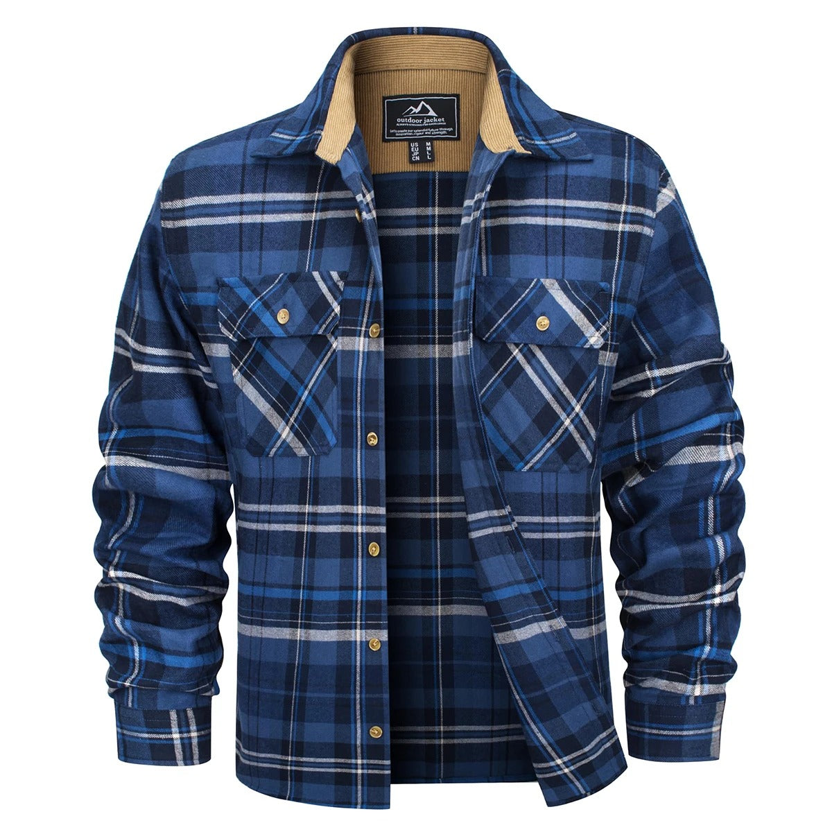 StyleComfort - Foret flannelskjorte til mænd | Varme og casual chic til kolde dage