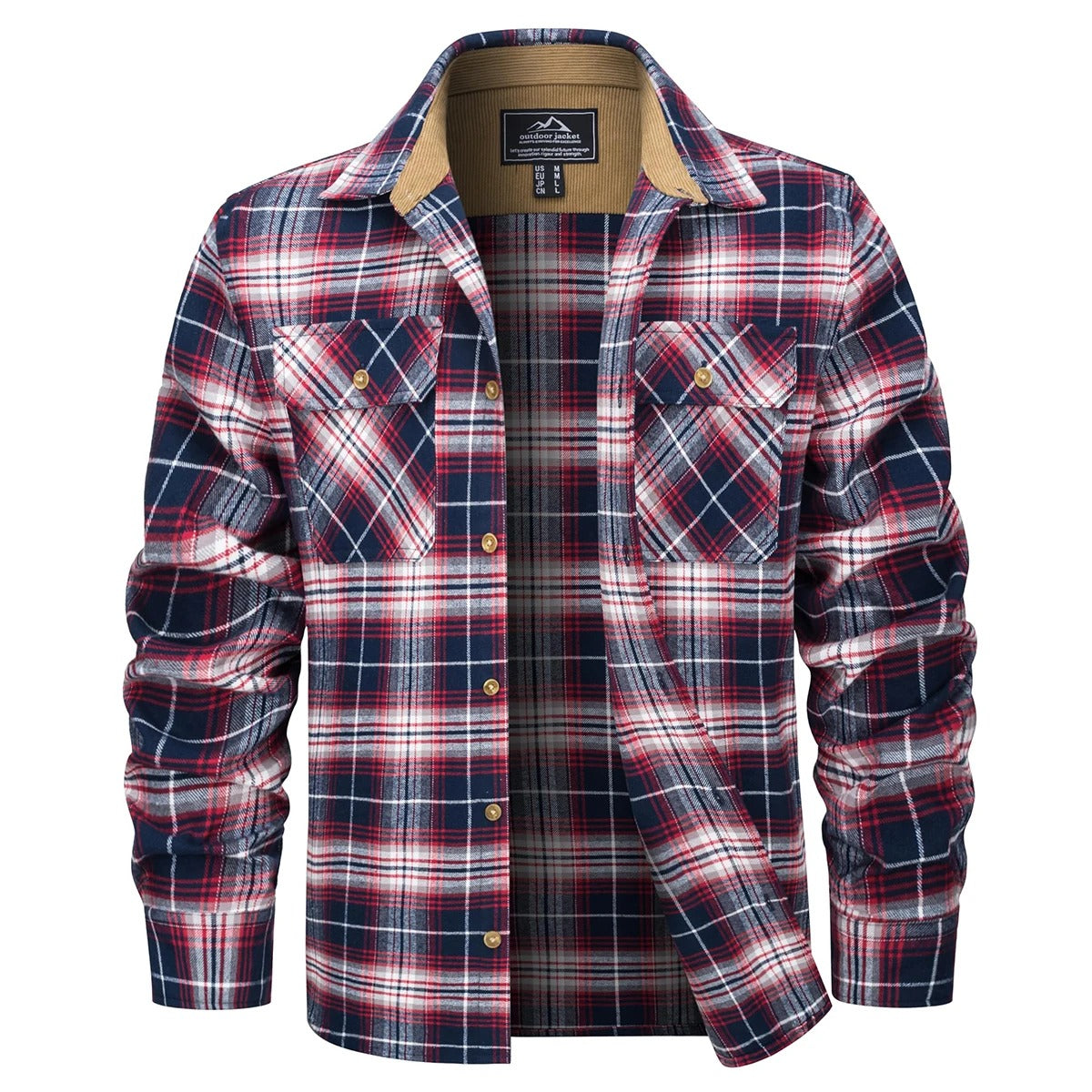 StyleComfort - Foret flannelskjorte til mænd | Varme og casual chic til kolde dage