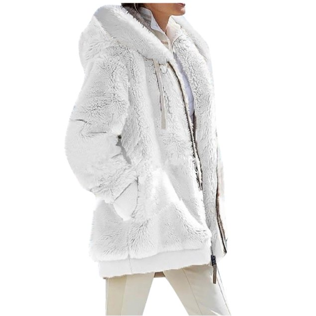 CozyChic - Cardigan i kashmirfleece | Slank og moderigtig