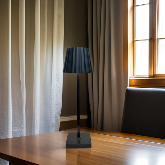 Dimbare Touch Bordlampe – Vandtæt, Genopladelig med Berøringskontrol og Aluminiumlegering, 10x37,5 cm-1