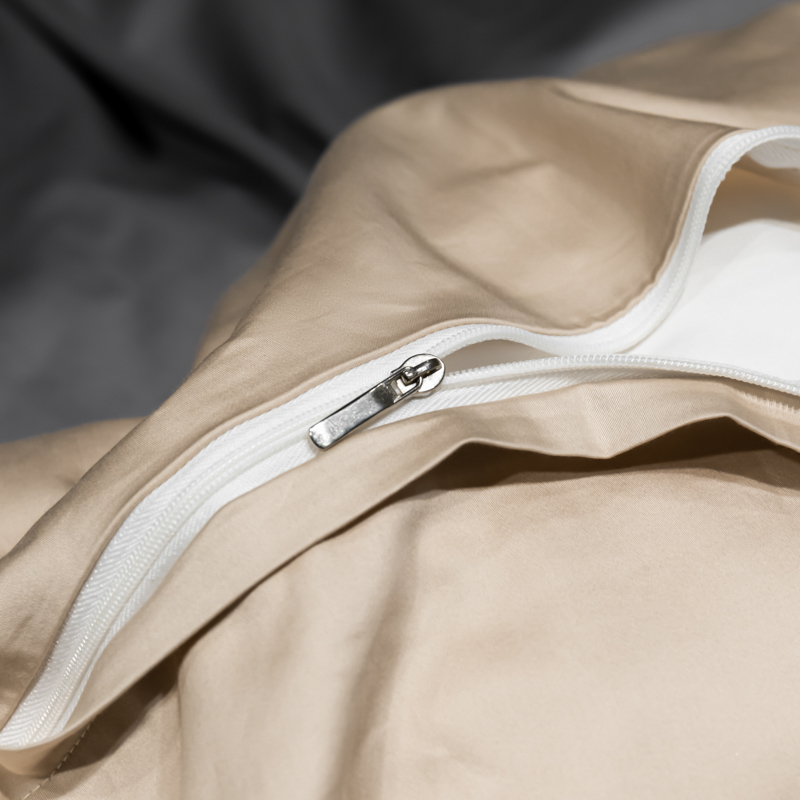 Luxanoir - Deluxe sengelinned i satinbomuld med broderi - 4-delt - LB7